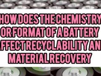 How Does The Chemistry Or Format Of A Battery (e.g. pouch, cylindrical, prismatic) Affect Recyclability And Material Recovery