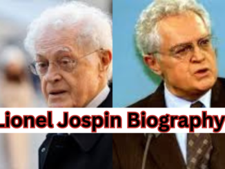 Lionel Jospin Biography